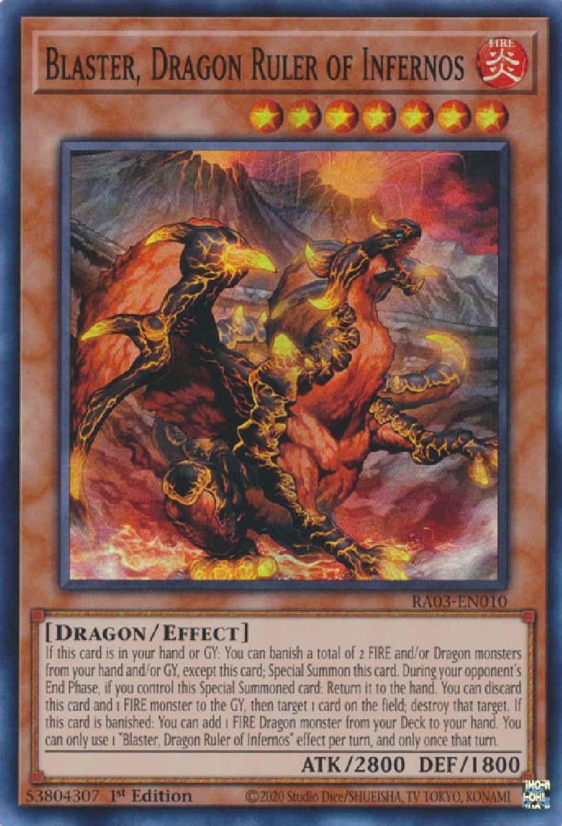 RA03-EN010 Blaster, Dragon Ruler of Infernos Super Rare