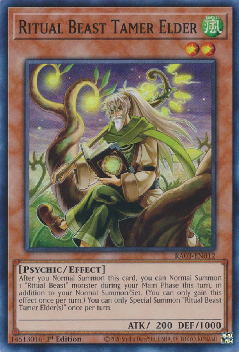 RA03-EN012 Ritual Beast Tamer Elder Super Rare