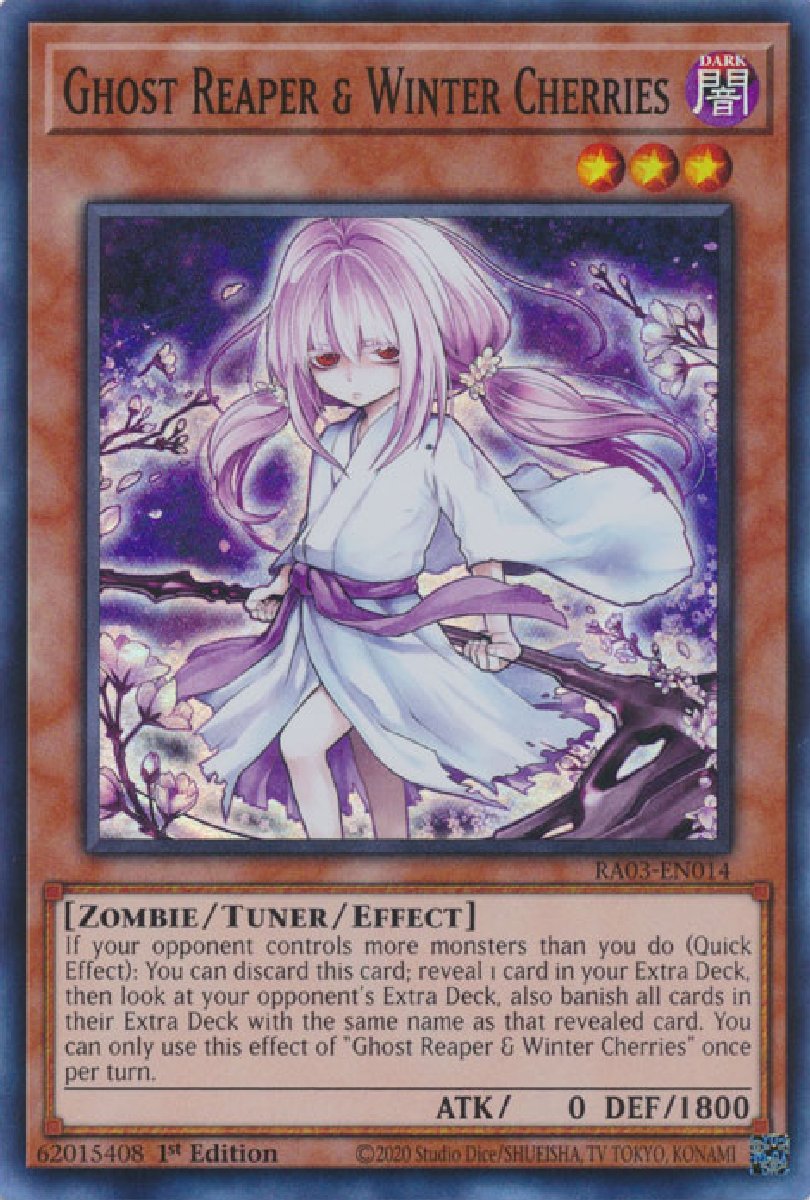 RA03-EN014 Ghost Reaper & Winter Cherries Super Rare