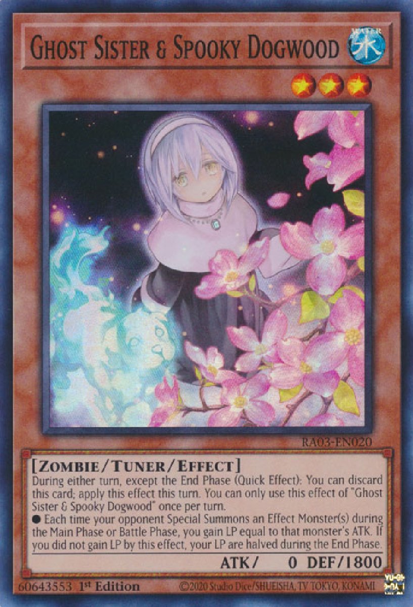 RA03-EN020 Ghost Sister & Spooky Dogwood Super Rare