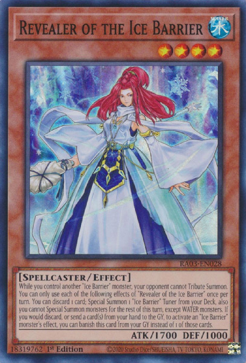 RA03-EN028 Revealer of the Ice Barrier Super Rare