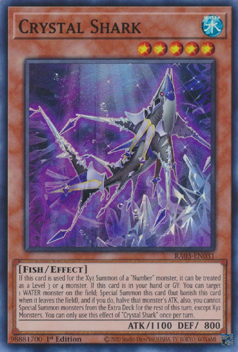 RA03-EN031 Crystal Shark Super Rare