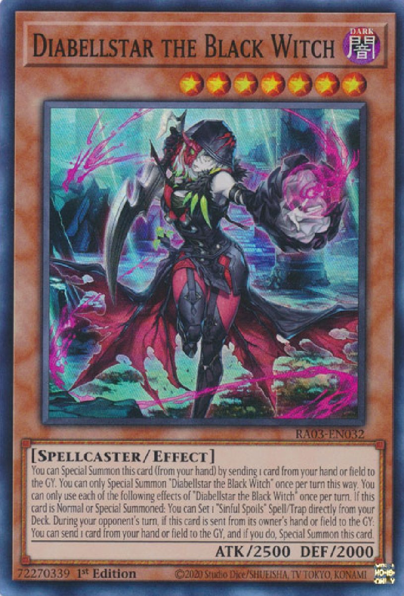 RA03-EN032 Diabellstar the Black Witch Super Rare