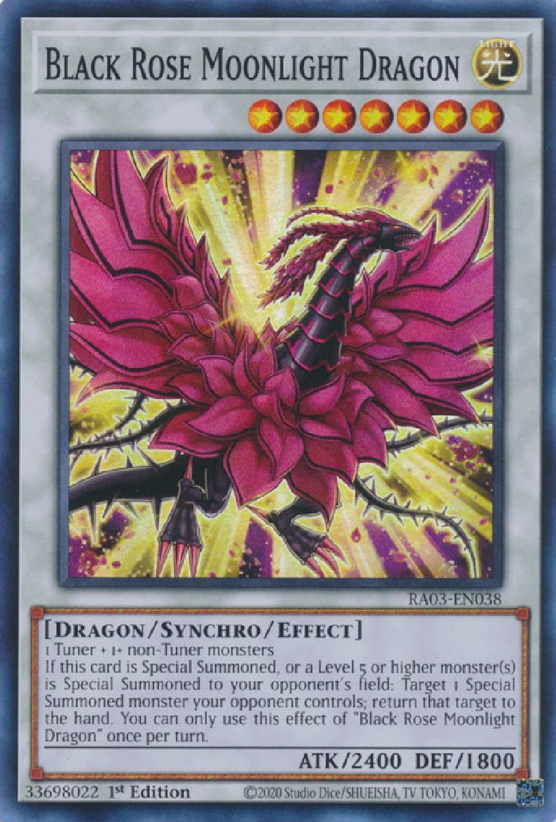 RA03-EN038 Black Rose Moonlight Dragon Super Rare