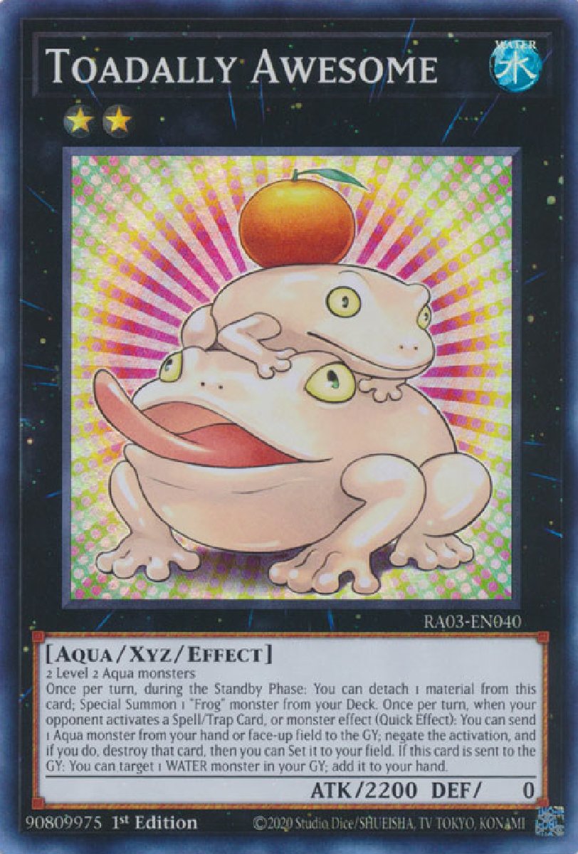 RA03-EN040 Toadally Awesome Super Rare