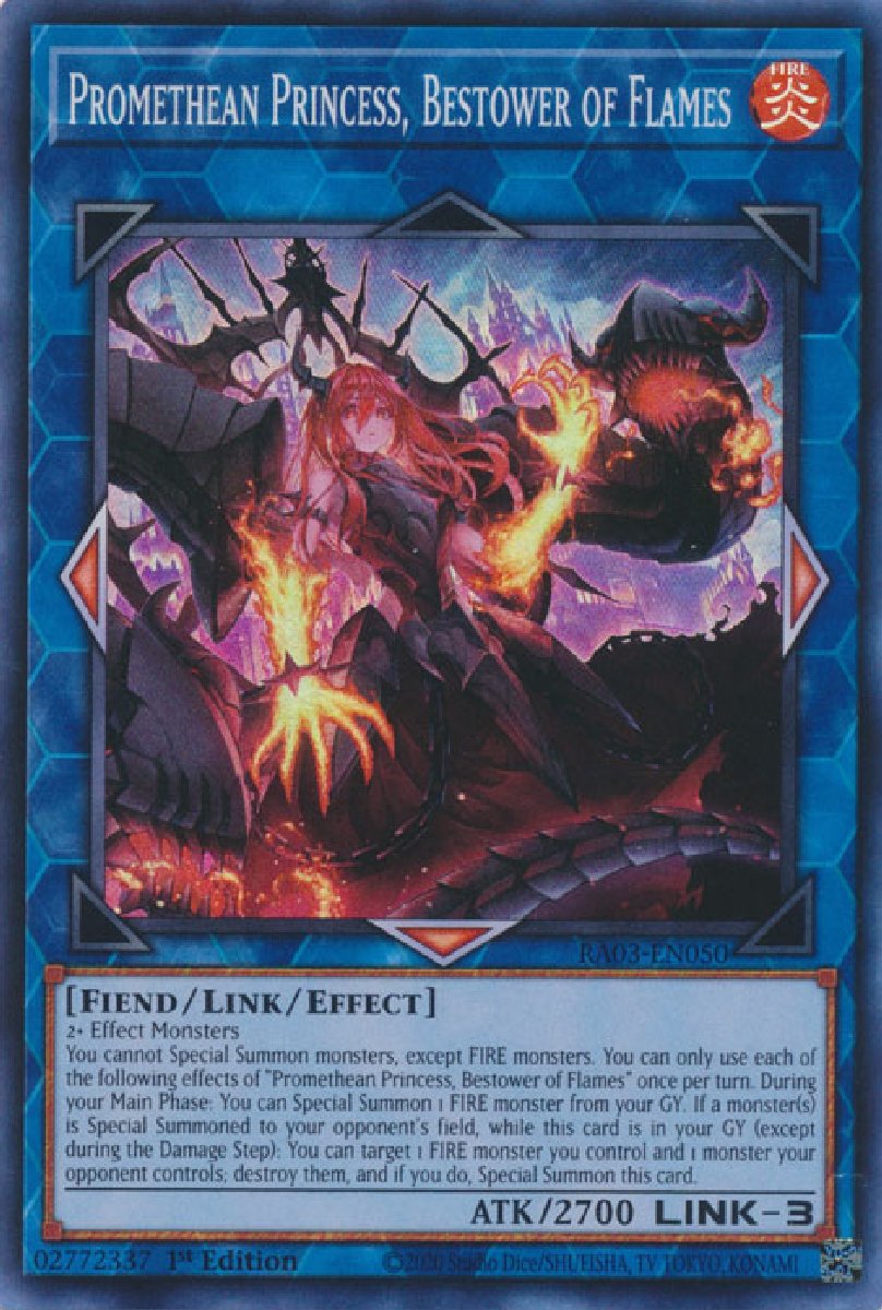 RA03-EN050 Promethean Princess, Bestower of Flames Super Rare