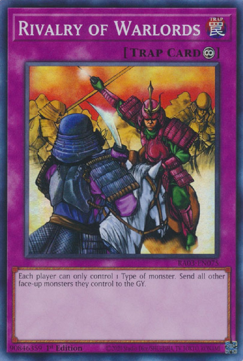 RA03-EN075 Rivalry of Warlords Super Rare