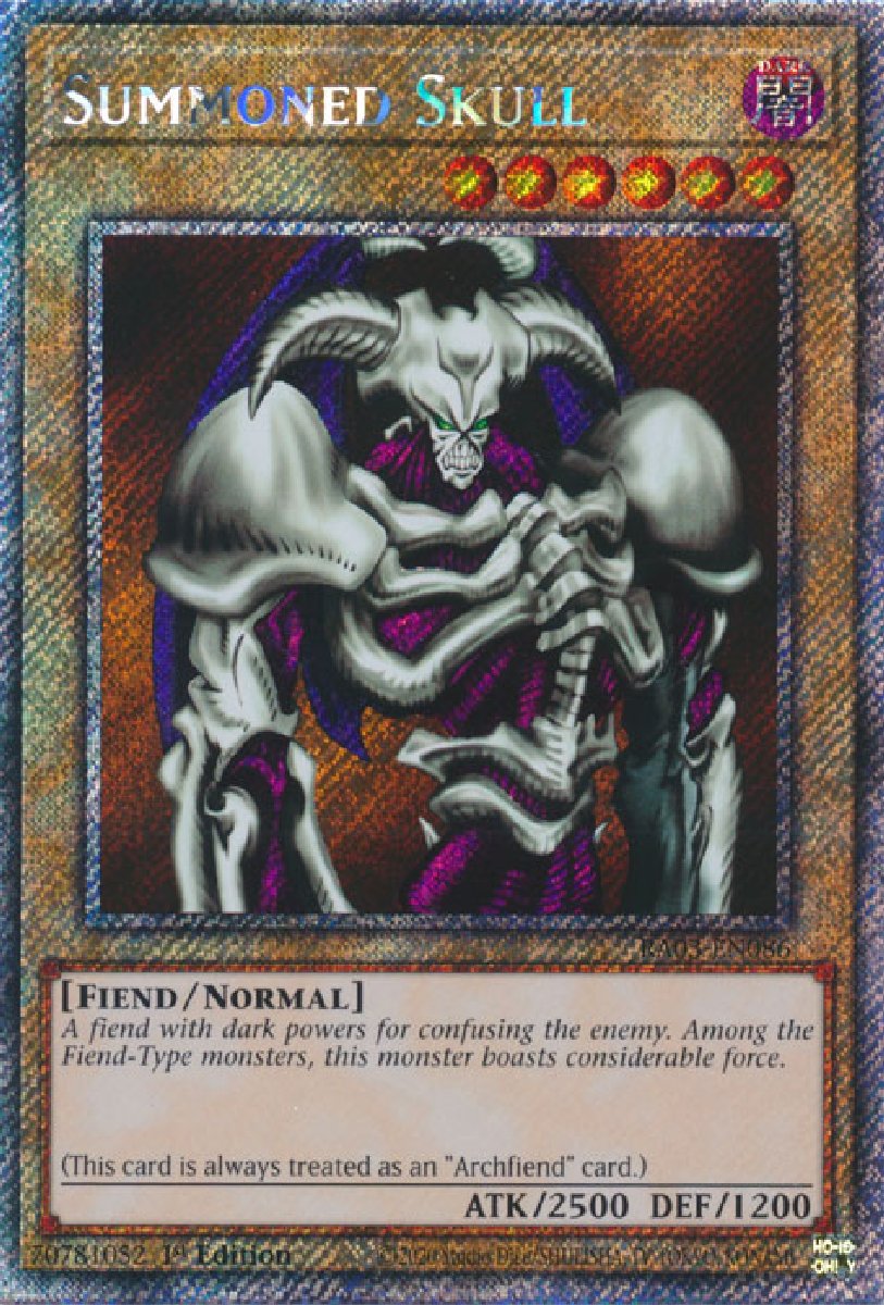 RA03-EN086 Summoned Skull Platinum Secret Rare