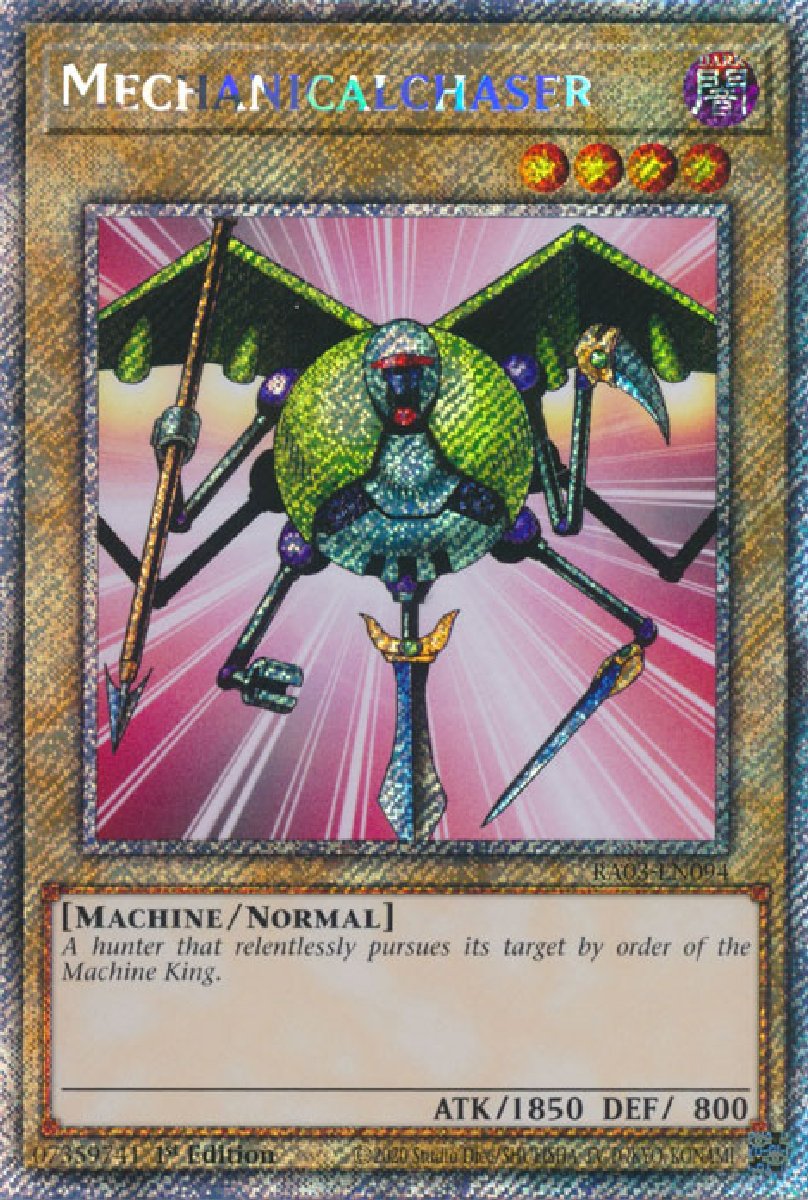 RA03-EN094 Mechanicalchaser Platinum Secret Rare