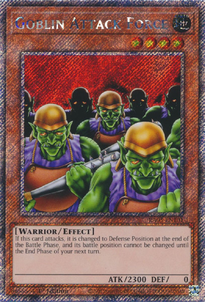 RA03-EN101 Goblin Attack Force Platinum Secret Rare