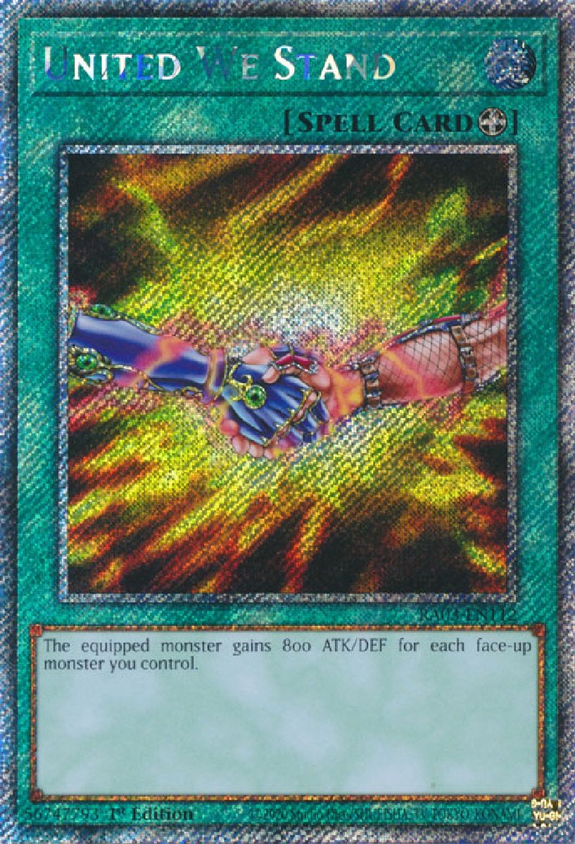 RA03-EN112 United We Stand Platinum Secret Rare