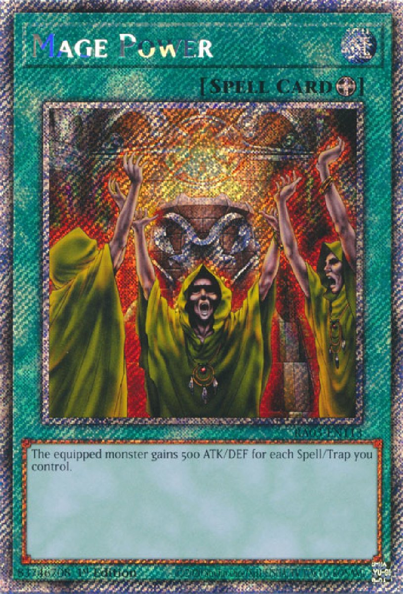 RA03-EN113 Mage Power Platinum Secret Rare