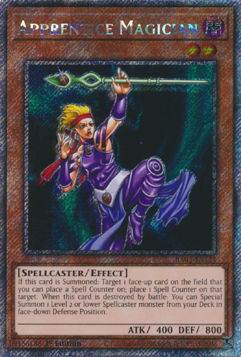 RA03-EN124 Apprentice Magician Platinum Secret Rare