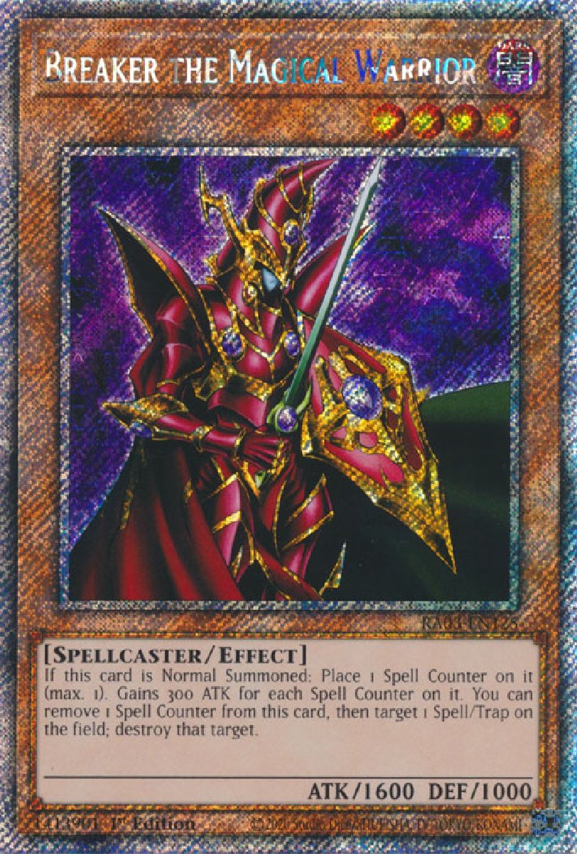 RA03-EN125 Breaker the Magical Warrior Platinum Secret Rare