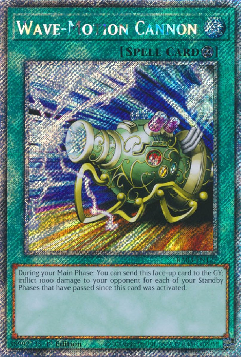 RA03-EN127 Wave-Motion Cannon Platinum Secret Rare