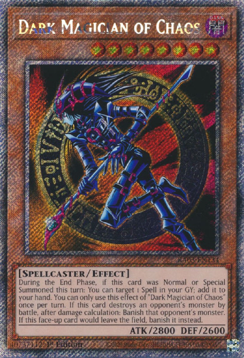 RA03-EN134 Dark Magician of Chaos Platinum Secret Rare