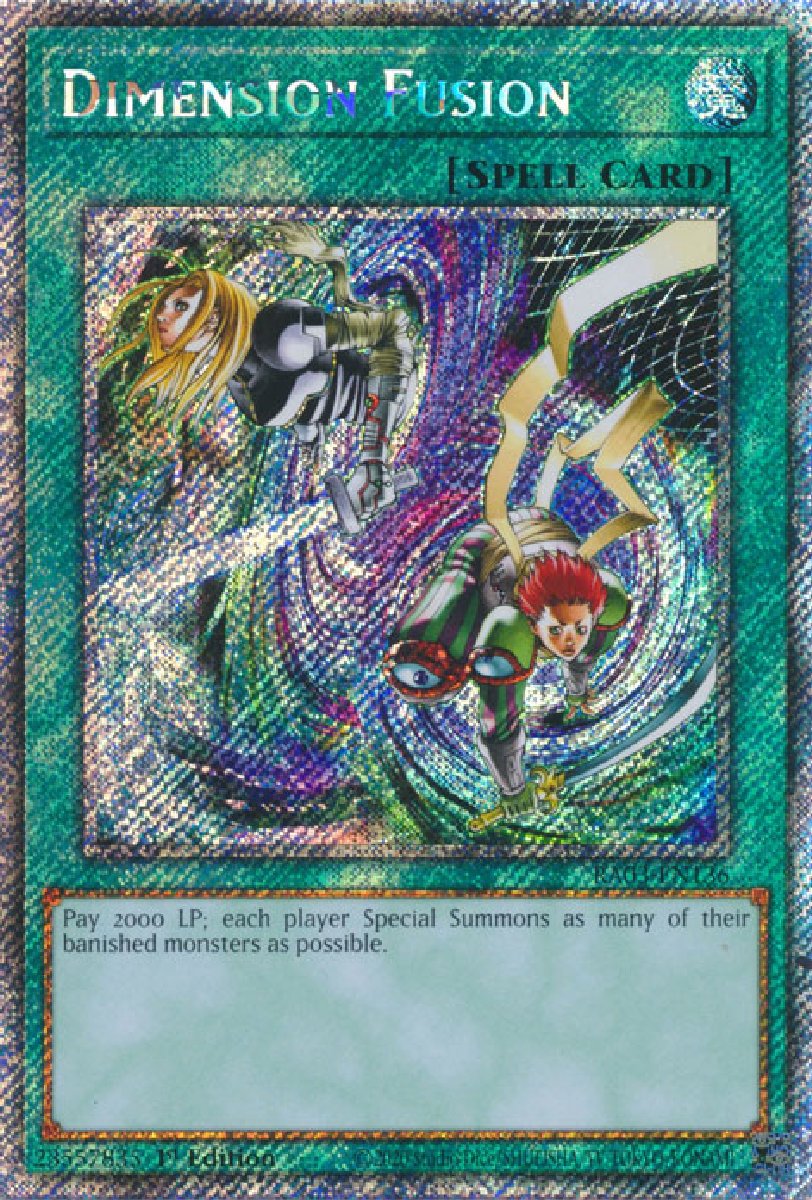 RA03-EN136 Dimension Fusion Platinum Secret Rare