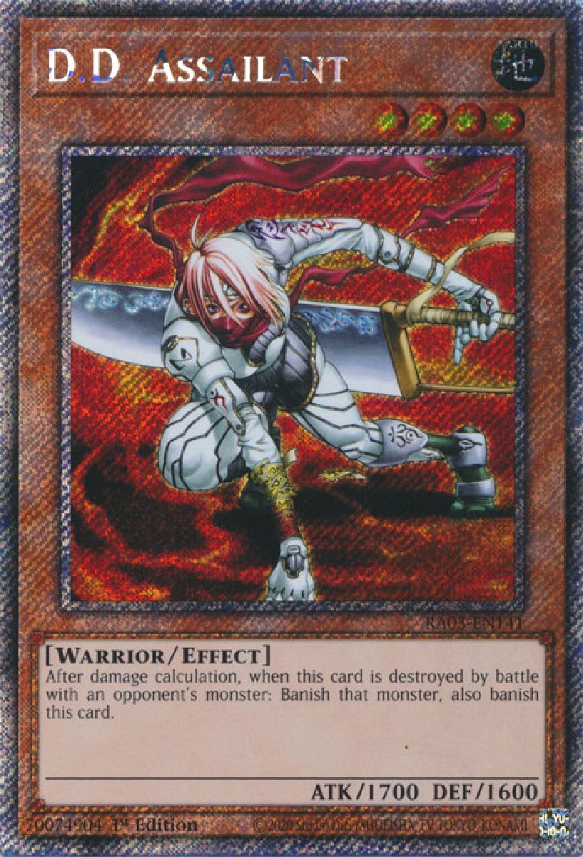 RA03-EN141 D.D. Assailant Platinum Secret Rare