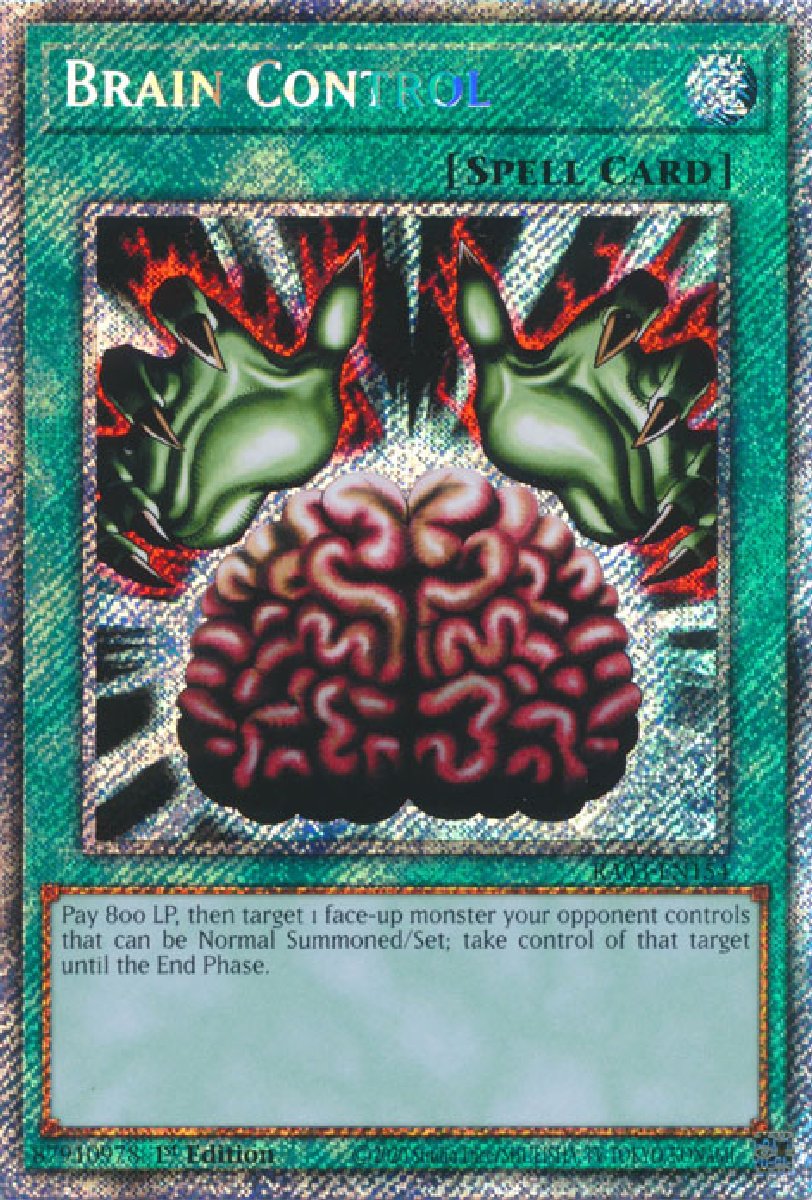 RA03-EN154 Brain Control Platinum Secret Rare