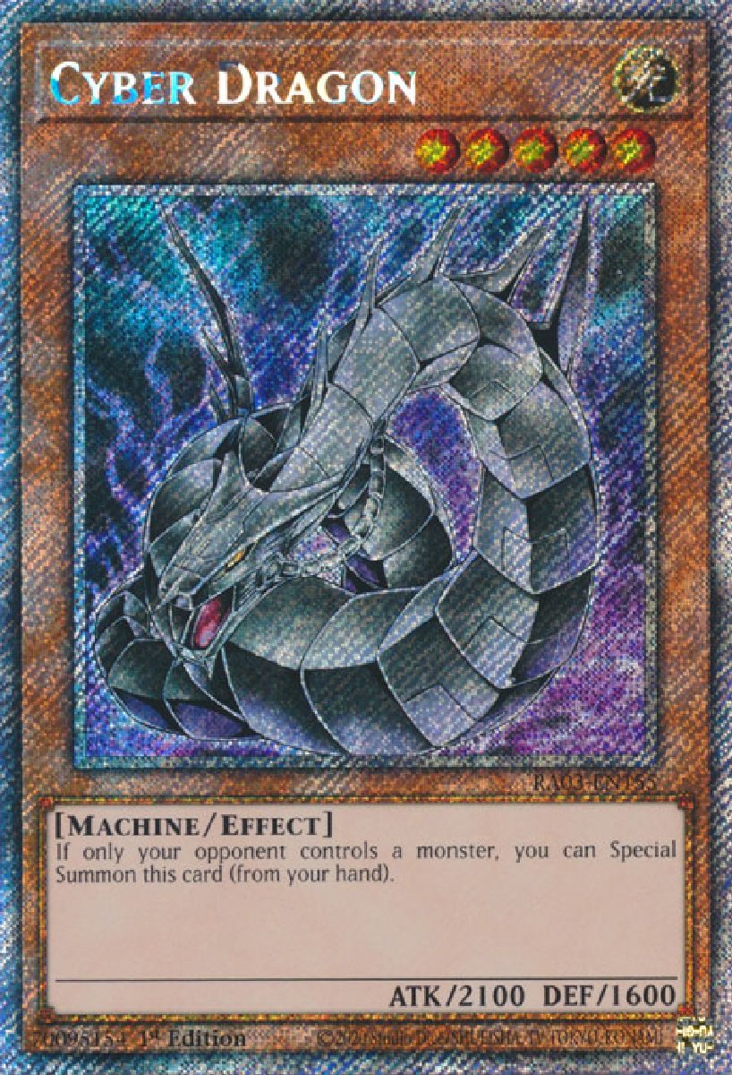 RA03-EN155 Cyber Dragon Platinum Secret Rare