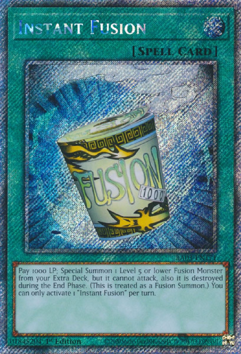 RA03-EN171 Instant Fusion Platinum Secret Rare