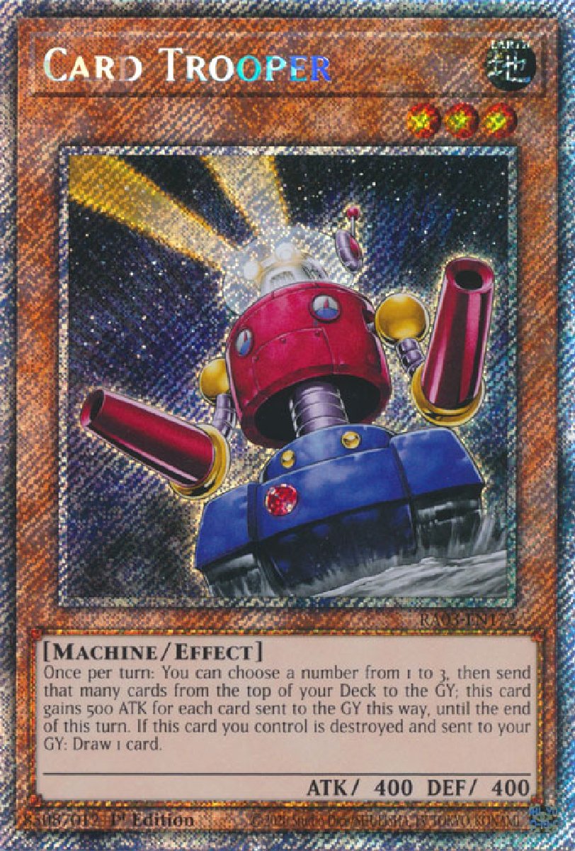 RA03-EN172 Card Trooper Platinum Secret Rare