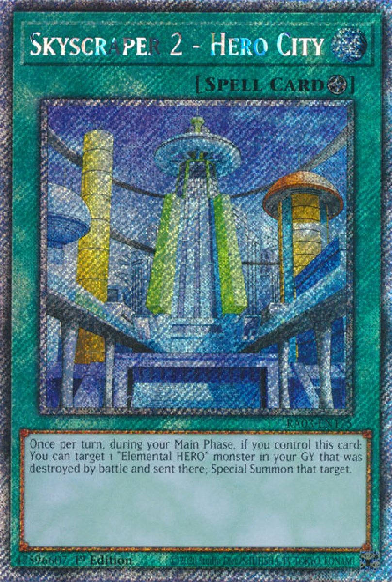 RA03-EN175 Skyscraper 2 - Hero City Platinum Secret Rare