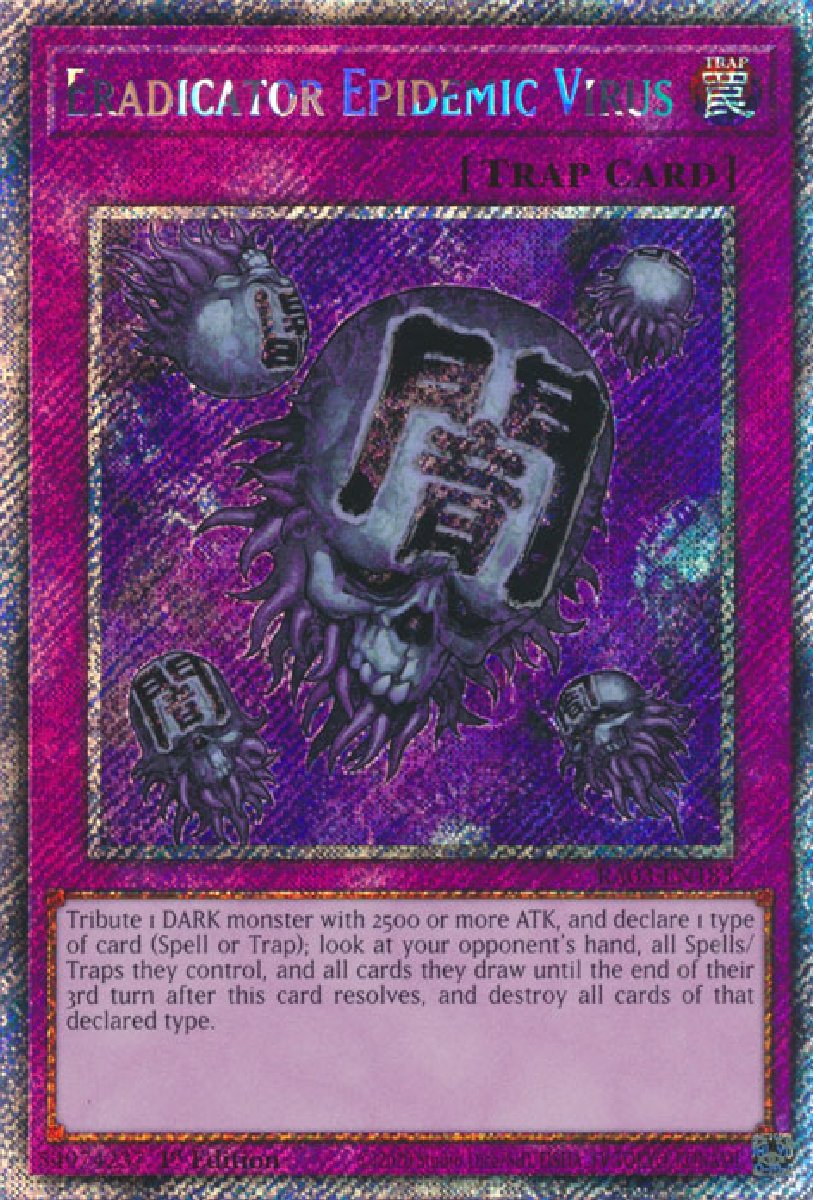 RA03-EN183 Eradicator Epidemic Virus Platinum Secret Rare