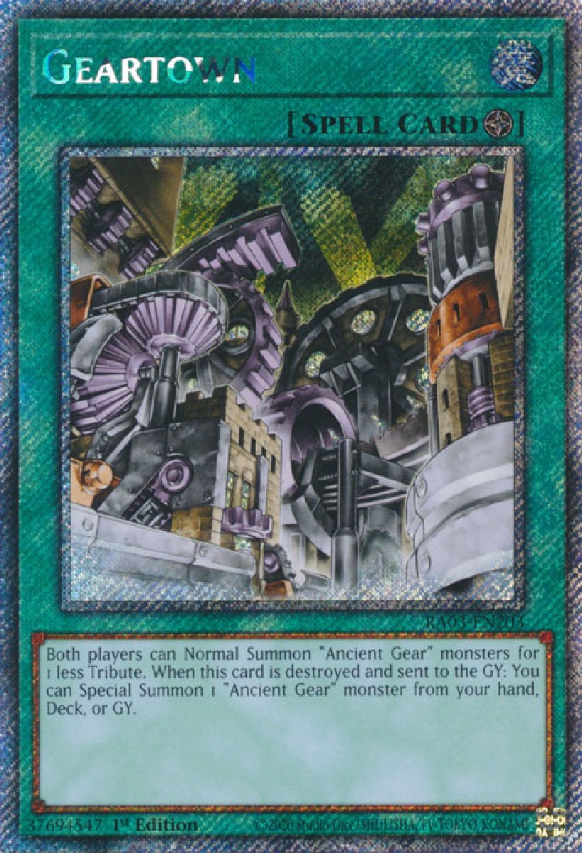 RA03-EN203 Geartown Platinum Secret Rare