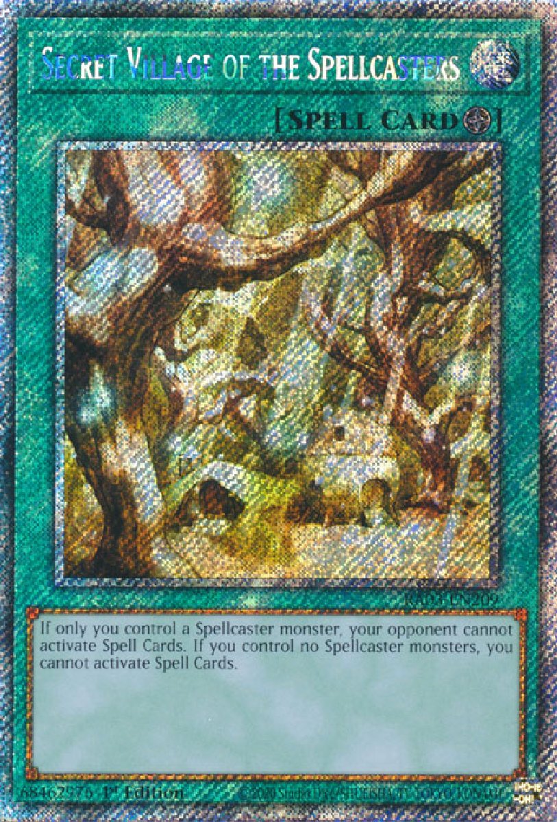 RA03-EN209 Secret Village of the Spellcasters Platinum Secret Rare