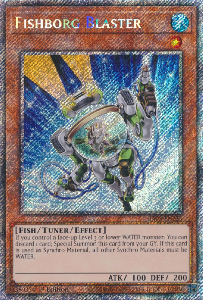 RA03-EN225 Fishborg Blaster Platinum Secret Rare