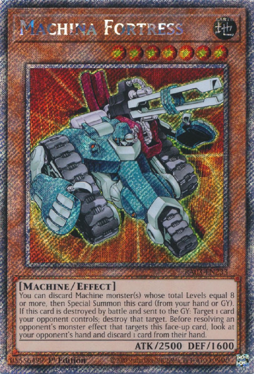 RA03-EN233 Machina Fortress Platinum Secret Rare