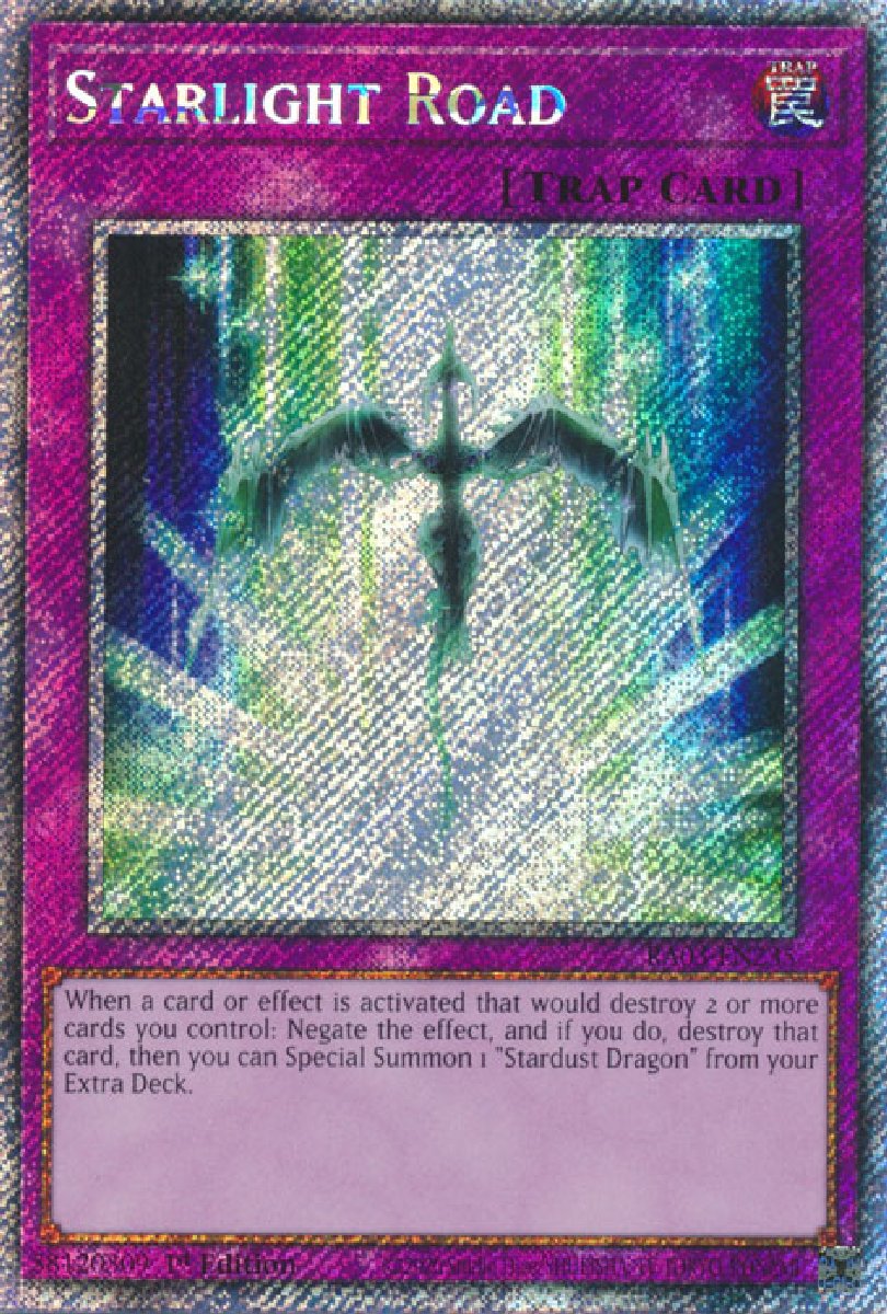 RA03-EN235 Starlight Road Platinum Secret Rare