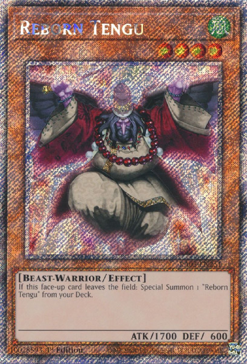 RA03-EN251 Reborn Tengu Platinum Secret Rare