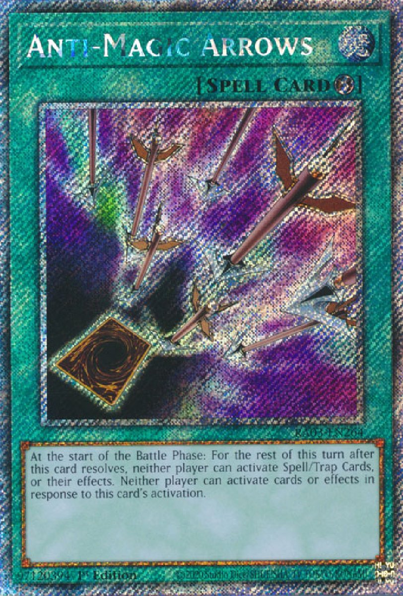 RA03-EN264 Anti-Magic Arrows Platinum Secret Rare