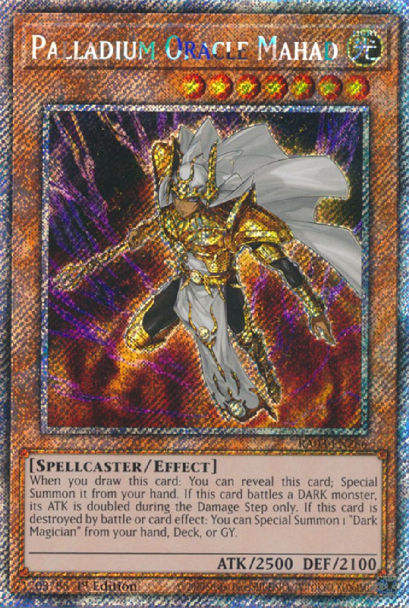 RA03-EN266 Palladium Oracle Mahad Platinum Secret Rare