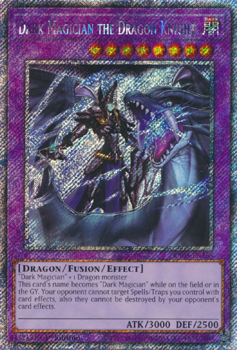 RA03-EN268 Dark Magician the Dragon Knight Platinum Secret Rare