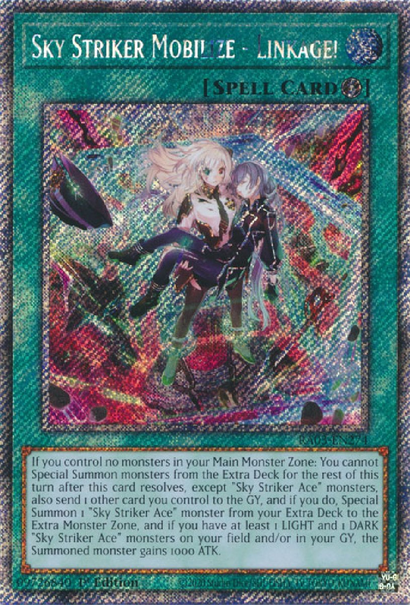 RA03-EN274 Sky Striker Mobilize - Linkage! Platinum Secret Rare