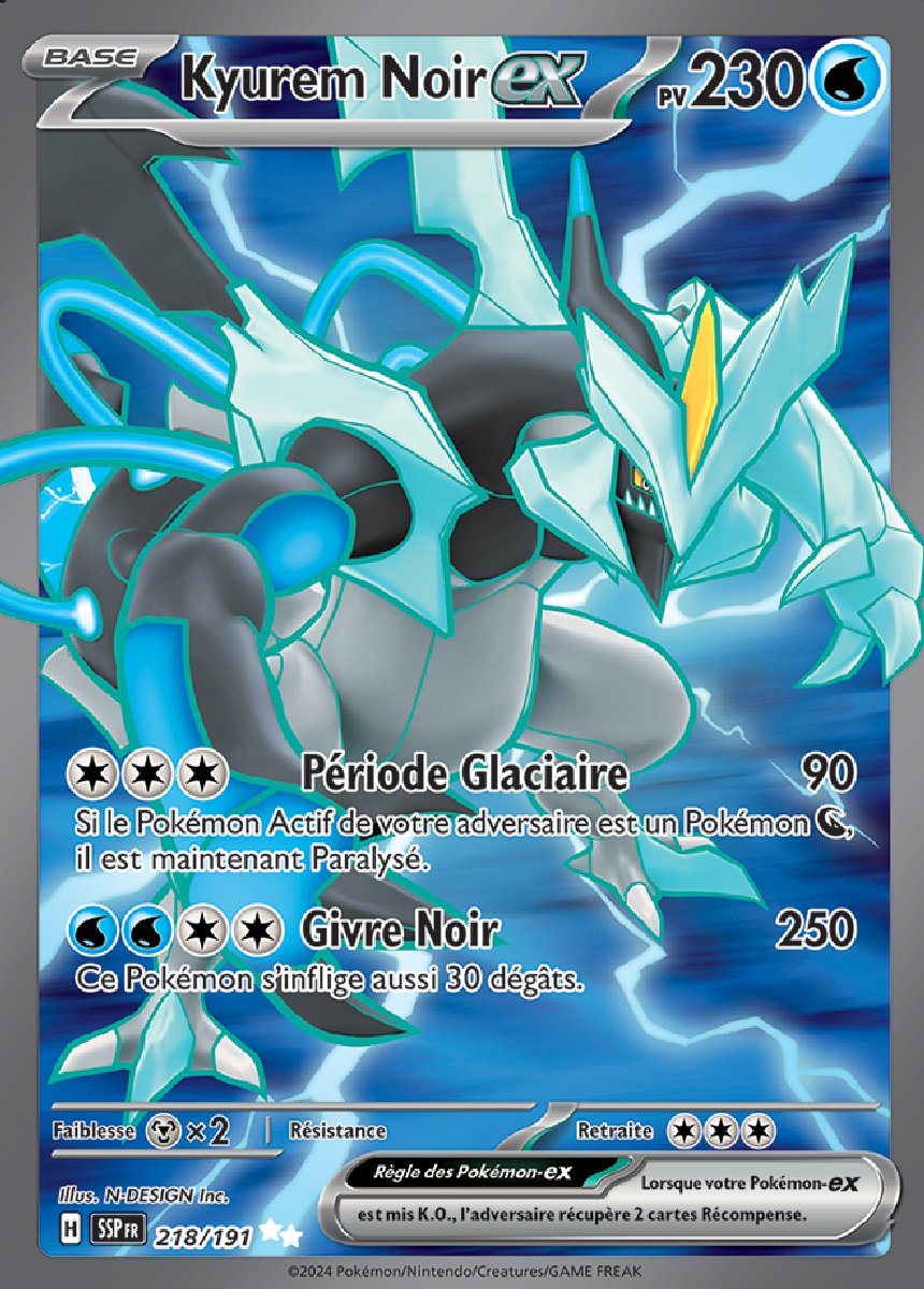 EV08_218/191 Kyurem Noir ex Full Art Ultra Rare