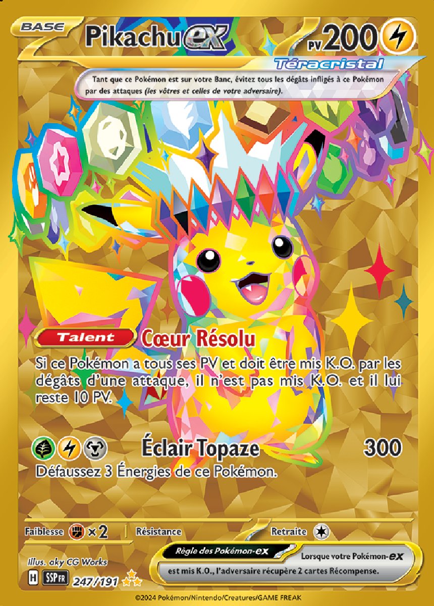 EV08_247/191 Pikachu ex Hyper Rare