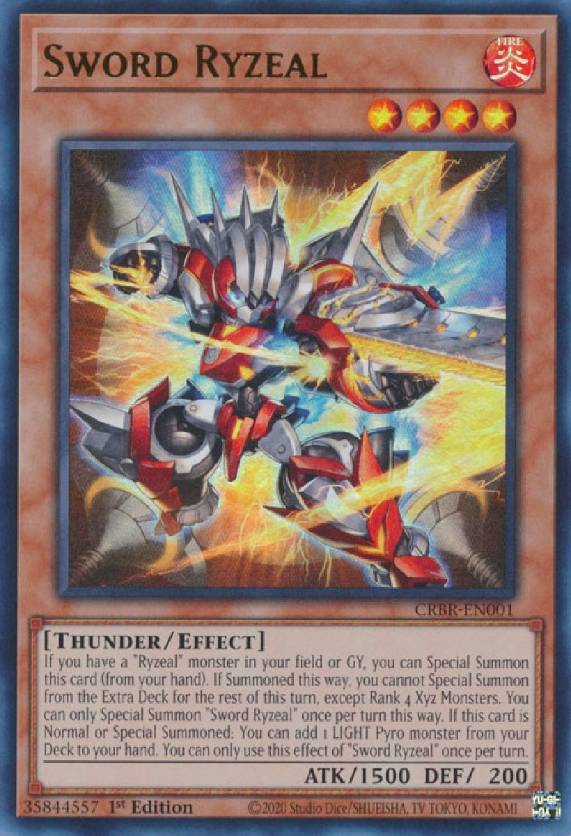 CRBR-EN001 Sword Ryzeal Ultra Rare