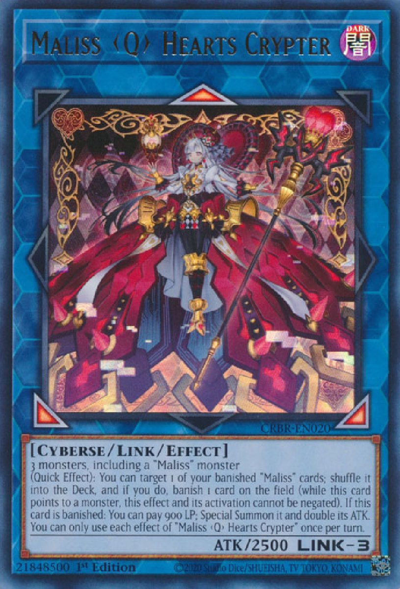 CRBR-EN020 Maliss Hearts Crypter Ultra Rare