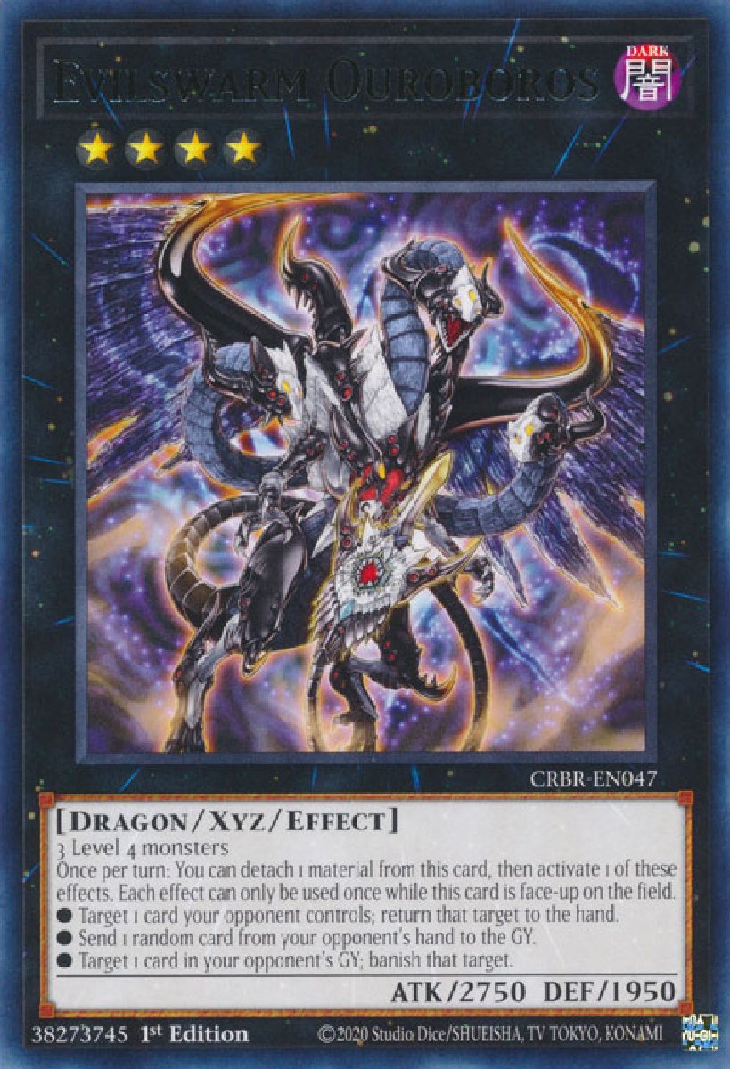 CRBR-EN047 Evilswarm Ouroboros Rare