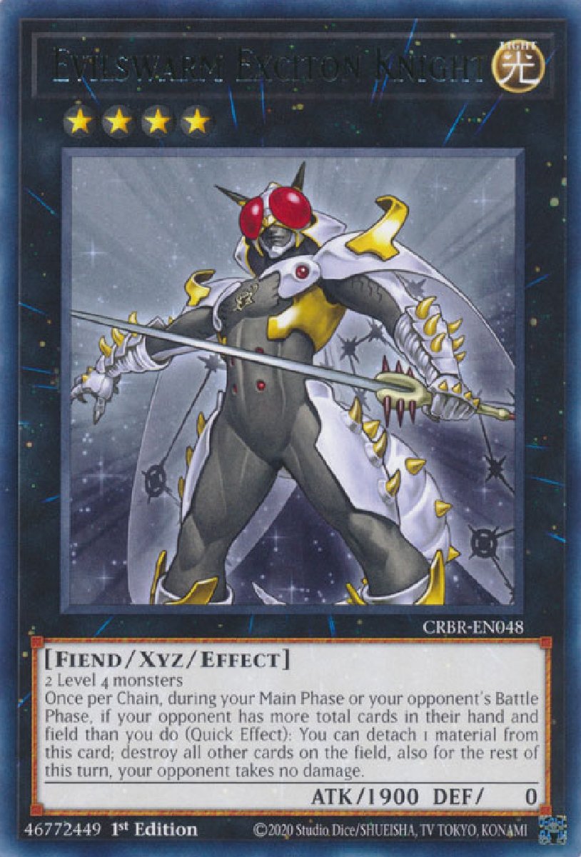 CRBR-EN048 Evilswarm Exciton Knight Rare