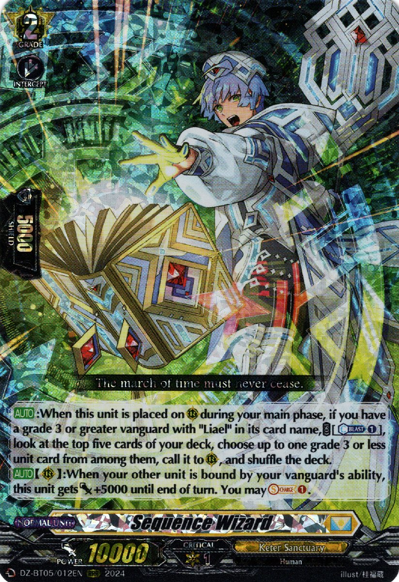 DZ-BT05/012EN Sequence Wizard Triple Rare (RRR)