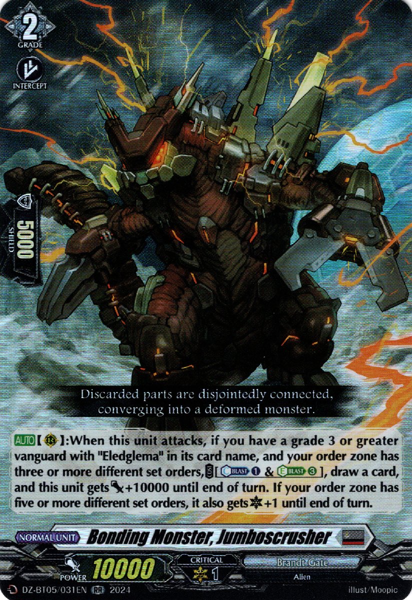 DZ-BT05/031EN Bonding Monster, Jumboscrusher Double Rare (RR)