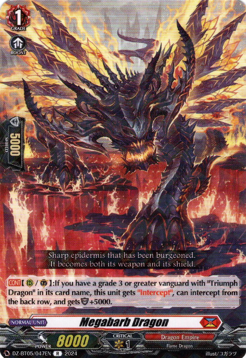 DZ-BT05/047EN Megabarb Dragon Rare (R)