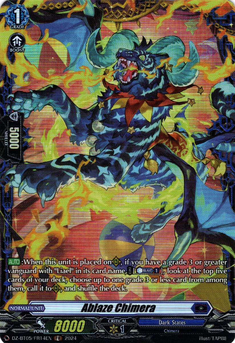 DZ-BT05/FR14EN Ablaze Chimera Frame Rare (FR)