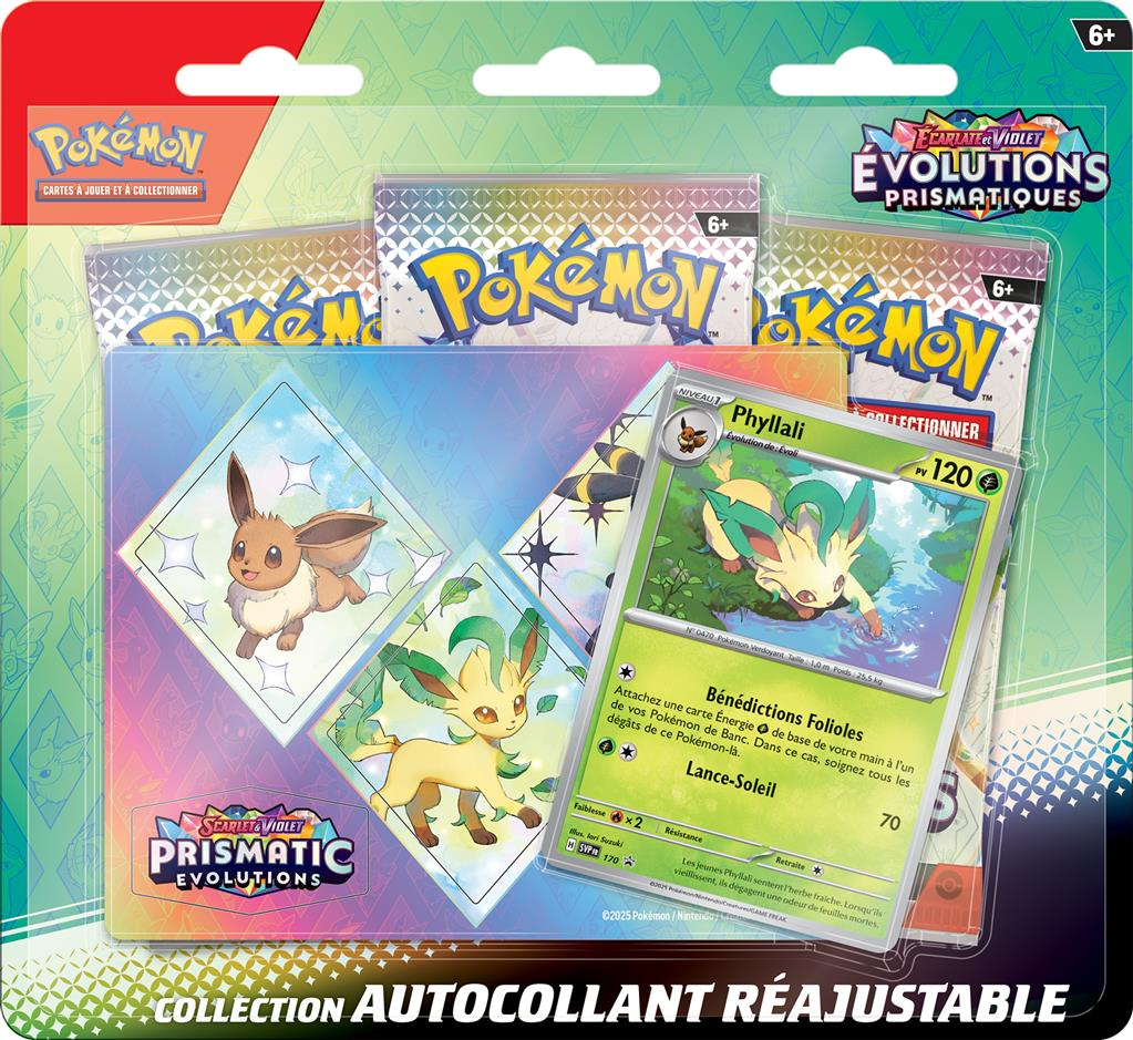 Pack 3 Boosters Pokémon Écarlate et Violet 8.5 - Version Phyllali