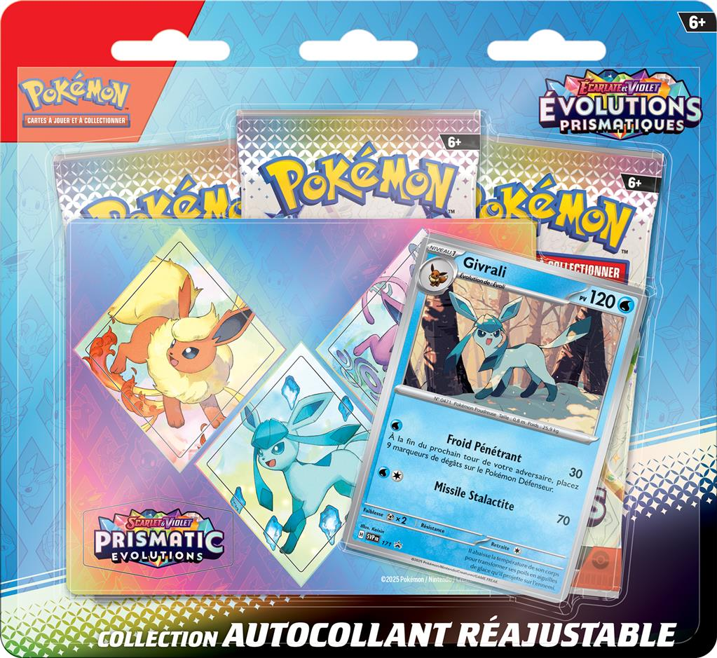 Pack 3 Boosters Pokémon Écarlate et Violet 8.5 - Version Givrali